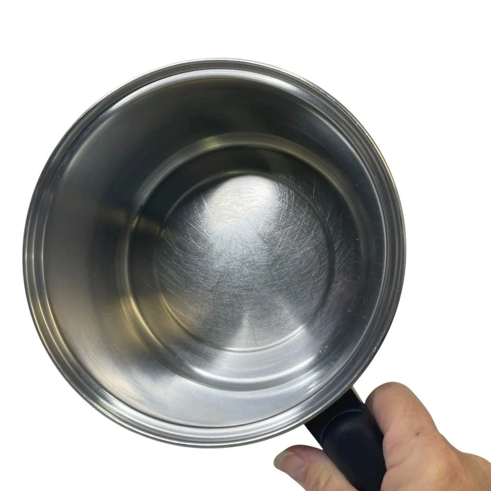 Lifetime T304 Custom Designed Stainless Steel Sauce Pan 2.5‎ Quarts Heavy NO LID
